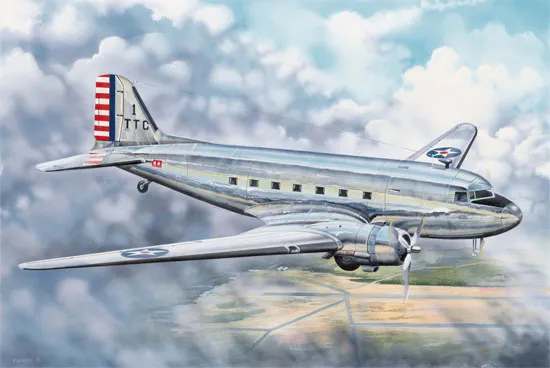 Trumpeter C-48C Skytrain Transport Aircraft 02829