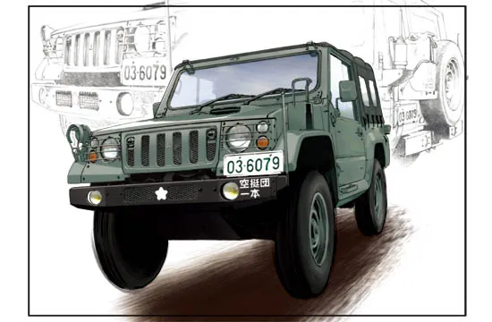 Trumpeter JGSDF type 73 Light Truck (Revision light) 05572