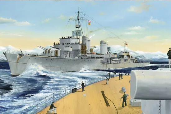 Trumpeter German Zerstorser Z-25 ,1944 05787