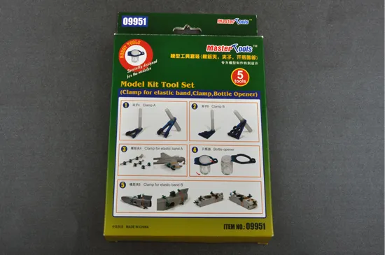 Trumpeter Model Kit Tool Set(Clamp for elastic band,Clamp,Bottle Opener) 09951